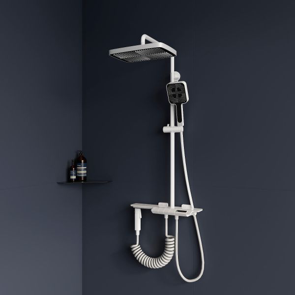 Душевая стойка RGW SP-35W 51140135-03 с термостатом белый
