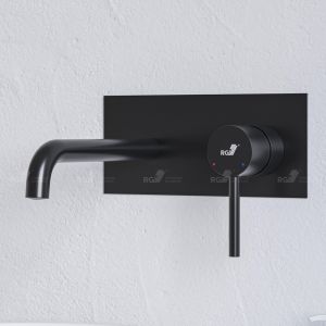 Встраиваемый смеситель для раковины RGW Shower Panels SP-45-11B чёрный 51140545-04