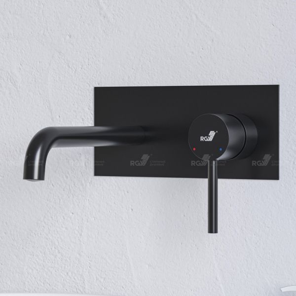 Встраиваемый смеситель для раковины RGW Shower Panels SP-45-11B чёрный 51140545-04
