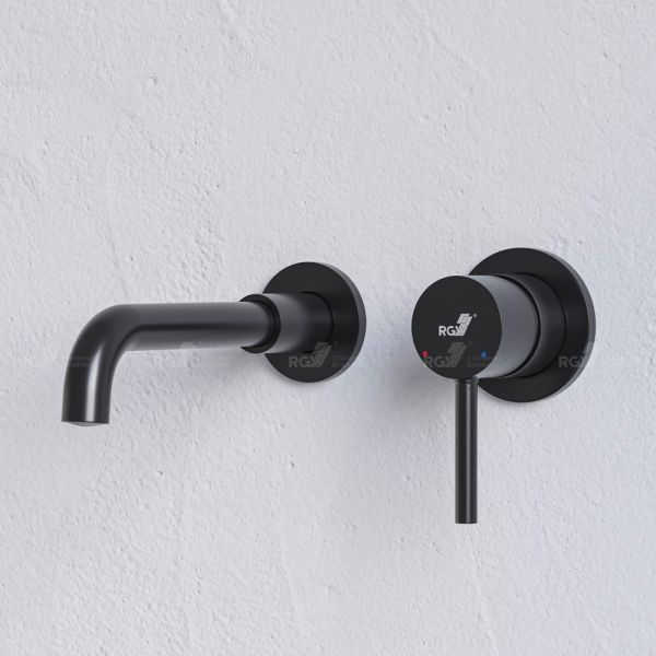 Встраиваемый смеситель для раковины RGW Shower Panels SP-47B чёрный 51140547-04