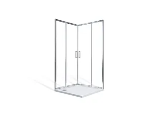 Душевое ограждение Good Door SPIRIT CR-80-C-CH  профиль хром стекло прозрачное