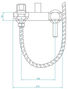 Душевая стойка RGW Shower Panels SP-31G золото 51140131-06