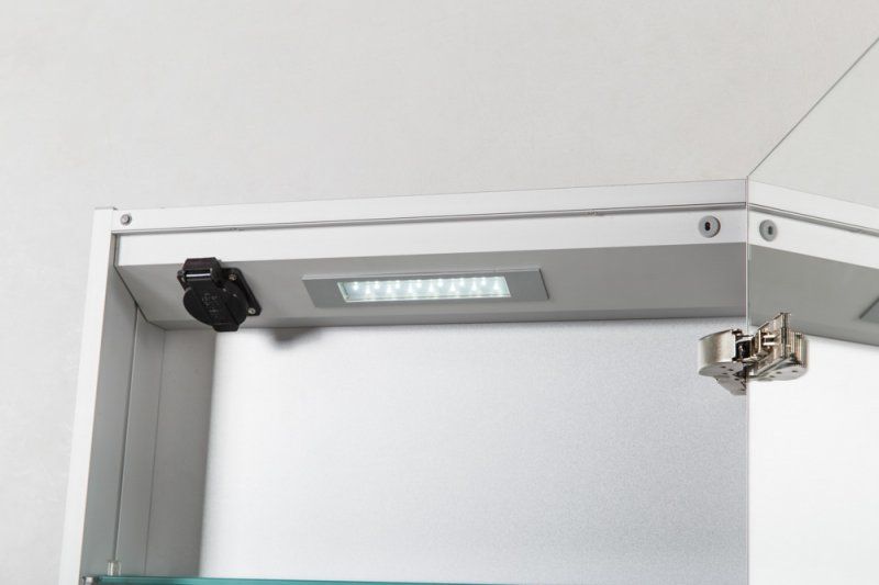 Зеркальный шкаф BelBagno с нижней подсветкой двери 60x70см SPC-1A-DL-BL-600