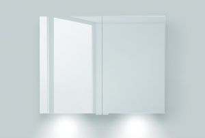 Зеркальный шкаф BelBagno с нижней подсветкой дверей 90x70см SPC-2A-DL-BL-900