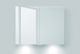 Зеркальный шкаф BelBagno с нижней подсветкой дверей 90x70см SPC-2A-DL-BL-900