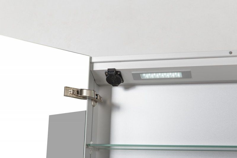 Зеркальный шкаф BelBagno с нижней подсветкой дверей 90x70см SPC-2A-DL-BL-900