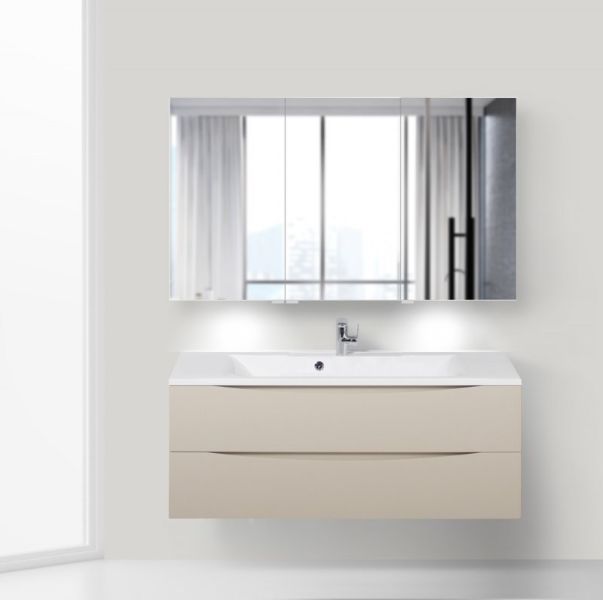 Зеркальный шкаф BelBagno с нижней подсветкой дверей 120x70см SPC-3A-DL-BL-1200