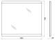 Зеркало BelBagno с LED-подсветкой и кнопочным управлением SPC-CEZ-800-700-LED-BTN