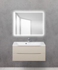 Зеркало BelBagno с LED-подсветкой и кнопочным управлением SPC-GRT-1000-800-LED-BTN