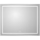 Зеркало BelBagno в алюминиевой раме со встроенным светильником, сенсорным выключателем и подогревом, SPC-KRAFT-1000-800-LED-TCH-WARM, 1000x32x800