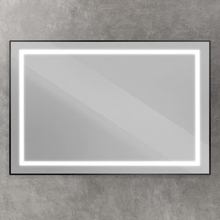 Зеркало BelBagno SPC-KRAFT-1400-800-SENS-NERO