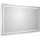 Зеркало BelBagno в алюминиевой раме со встроенным светильником, сенсорным выключателем и подогревом, SPC-KRAFT-1400-800-LED-TCH-WARM, 1400x32x800 мм