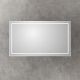 Зеркало BelBagno в алюминиевой раме со встроенным светильником, сенсорным выключателем и подогревом, SPC-KRAFT-1400-800-LED-TCH-WARM, 1400x32x800 мм