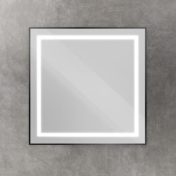 Зеркало BelBagno SPC-KRAFT-800-800-SENS-NERO