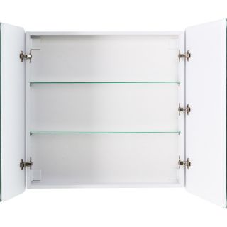 Зеркальный шкаф BelBagno с двумя дверцам, с двумя стекл. полками, с подсветкой, сенсорным выключателем SPC-MAR-800/800-2A-LED-TCH, 12W,220-240V, 800x800x150 белый матовый