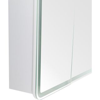 Зеркальный шкаф BelBagno с двумя дверцам, с двумя стекл. полками, с подсветкой, сенсорным выключателем SPC-MAR-800/800-2A-LED-TCH, 12W,220-240V, 800x800x150 белый матовый