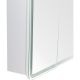 Зеркальный шкаф BelBagno с двумя дверцам, с двумя стекл. полками, с подсветкой, сенсорным выключателем SPC-MAR-800/800-2A-LED-TCH, 12W,220-240V, 800x800x150 белый матовый