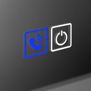 Зеркало BelBagno с встроенным светильником, сенсорным выключателем, блютуз-модулем, микрофоном и динамиками SPC-RNG-700-LED-TCH-PHONE, 12W, 220-240V, 700x30