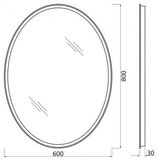 Зеркало BelBagno с LED-подсветкой и кнопочным управлением SPC-VST-600-800-LED-BTN Зеркало BelBagno с LED-подсветкой и кнопочным управлением SPC-VST-600-800-LED-BTN