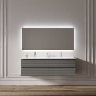 Зеркало с подсветкой Sancos Поле 2.0 (Square 2.0) SQ2.1600 160 см