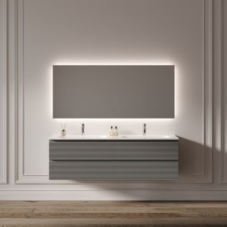 Зеркало с подсветкой Sancos Поле 2.0 (Square 2.0) SQ2.1600 160 см