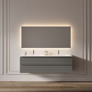 Зеркало с подсветкой Sancos Поле 2.0 (Square 2.0) SQ2.1600 160 см