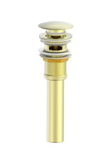 Донный клапан для раковины Wonzon & Woghand WW-88SS03-BG с переливом брашированное золото Донный клапан для раковины Wonzon & Woghand WW-88SS03-BG с переливом брашированное золото