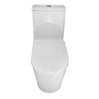 Унитаз-моноблок Azario Scala AZ-8101 безободковый торнадо белый