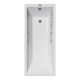Ванна чугунная Vinsent Veron Square VSQ1707545H/VH0012GM с ручками оружейная сталь 170х75 см
