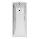Ванна чугунная Vinsent Veron Square VSQ1707545H/VH0012GD с ручками золотыми 170х75 см