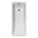 Ванна чугунная Vinsent Veron Square VSQ1707545H/VH0012GD-AS с ручками золотыми 170х75 см