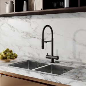 Смеситель для кухни IDDIS Ace ACEBLFFi05 чёрный матовый