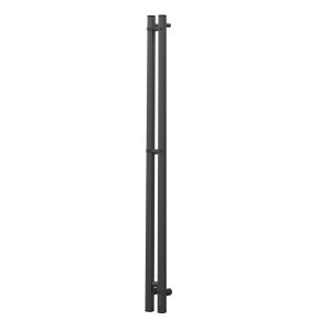 Полотенцесушитель электрический APEXTERMO Sirius SR10111GF 1100x80 с крючками графит металлик