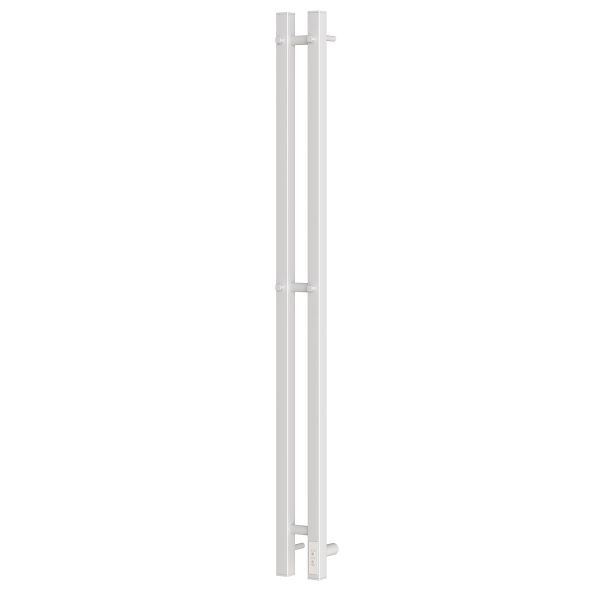 Полотенцесушитель электрический APEXTERMO Sirius SR10111WM 1100x80 с крючками белый матовый