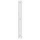 Полотенцесушитель электрический APEXTERMO Sirius SR10111WM 1100x80 с крючками белый матовый