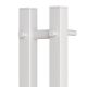 Полотенцесушитель электрический APEXTERMO Sirius SR10111WM 1100x80 с крючками белый матовый