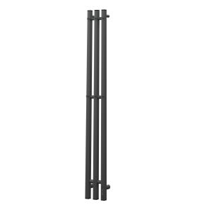 Полотенцесушитель электрический APEXTERMO Sirius SR10112GF 1100x120 с крючками графит металлик