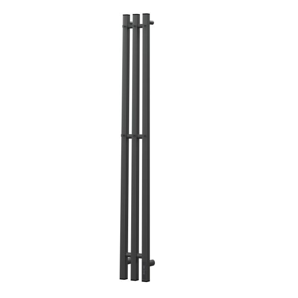 Полотенцесушитель электрический APEXTERMO Sirius SR10112GF 1100x120 с крючками графит металлик
