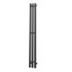 Полотенцесушитель электрический APEXTERMO Sirius SR10112GF 1100x120 с крючками графит металлик