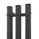 Полотенцесушитель электрический APEXTERMO Sirius SR10112GF 1100x120 с крючками графит металлик