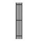 Полотенцесушитель электрический APEXTERMO Sirius SR10113BM 1100x180 с крючками черный матовый