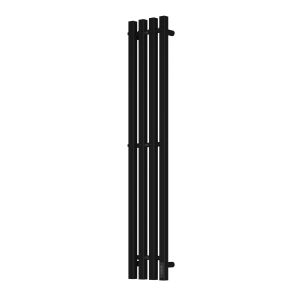 Полотенцесушитель электрический APEXTERMO Sirius SR10113BM 1100x180 с крючками черный матовый