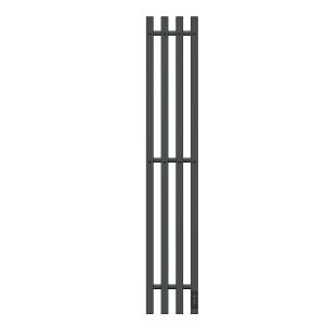 Полотенцесушитель электрический APEXTERMO Sirius SR10113GF 1100x180 с крючками графит металлик