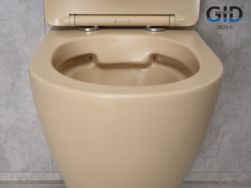 Унитаз подвесной Gid Sr2198 62210Y светло-коричневый матовый 49x36x35.5