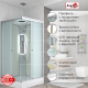 Душевая кабина Avacan CK2080LED 80x80 см хром