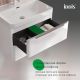Тумба с раковиной IDDIS Клауд Икс (Cloud X) CLX70W0i95K 70 см белый