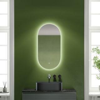 Зеркало с подсветкой Sancos Овал (Oval) OV45C 45 см