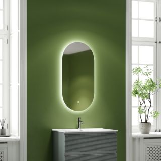 Зеркало с подсветкой Sancos Овал (Oval) OV55C 55 см