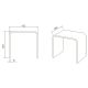 Стул для душа Veconi ST-AC-1TB, 425*280*390, черный полупрозрачный