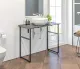 Столешница Good Door из литьевого мрамора, матовая 800*470 Серая
